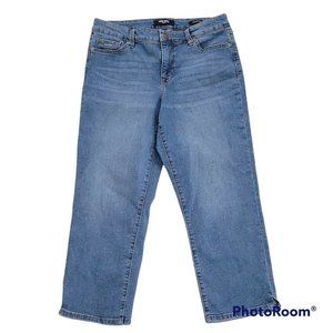 Women's Size 8 Blue Chrystie Capri Nine West Jeans (se)